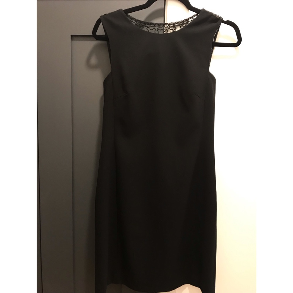 Elegant black cocktail dress